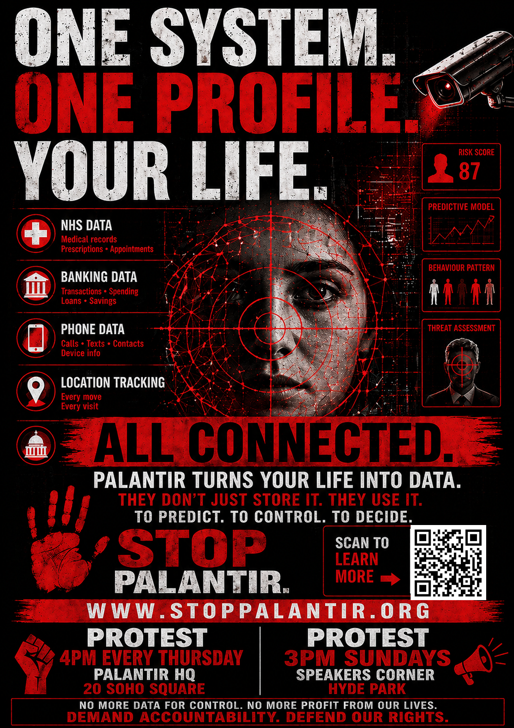 Stop Palantir Poster
